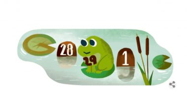 Leap Day 2024 Google Doodle: लीप डे २०२४ निमित्त गूगलचं खास डूडल